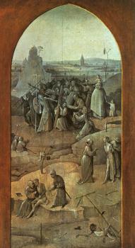 Christ Carrying the Cross, outer-right wing of the triptych The Temptation of St. Anthony